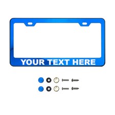Customize Personalized Laser Engraved T304 Stainless Steel License Plate Frame