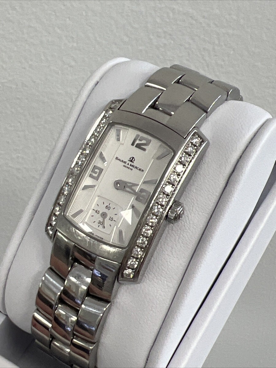 Baume & Mercier 65393 Stainless Steel Diamond Swiss Quartz Watch