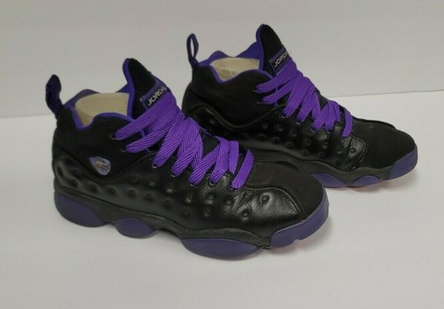Nike Team Jordan Sneakers Black Purple 