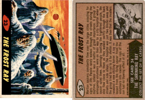1962 Bubbles Inc., Mars Attacks, #23 The Frost Ray (B) - Picture 1 of 2