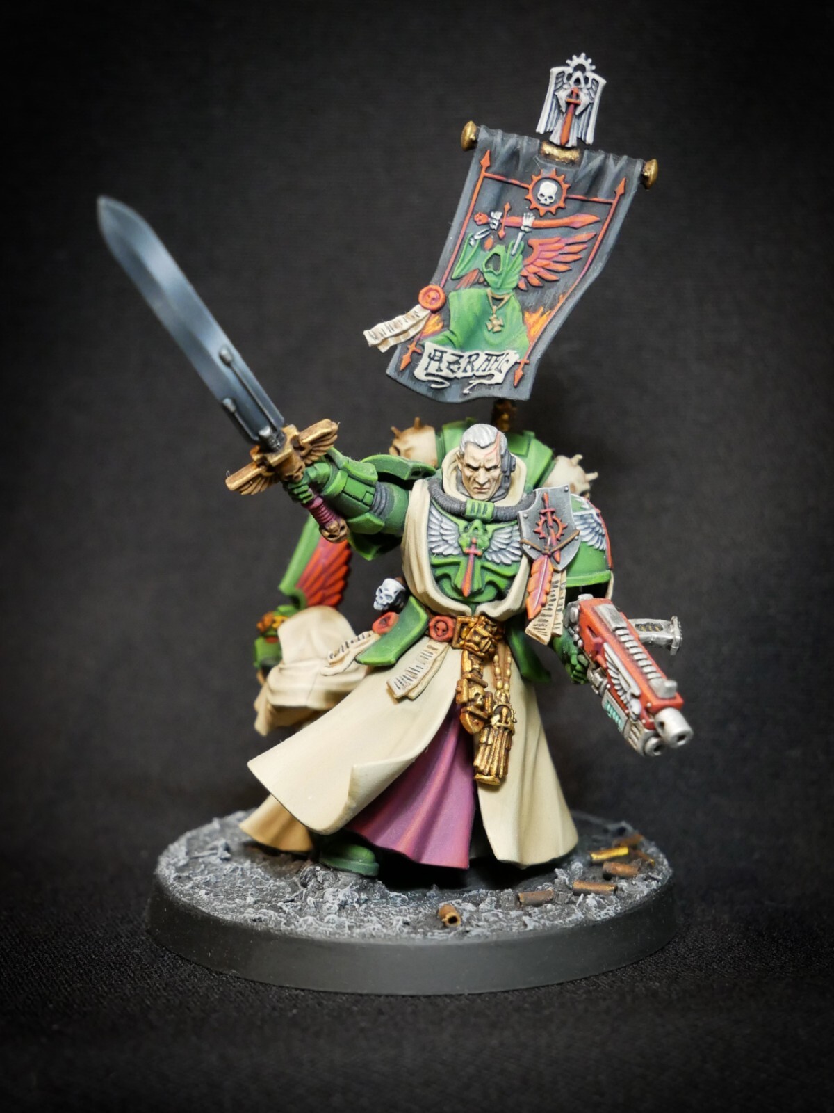 Azrael The Grand Master Dark Angels Space Marines Warhammek 40k Painted