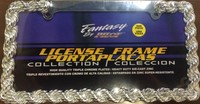 Chrome Rope License Plate Frame - Wl119-c on sale Chrome Rope License Plate Frame - Wl119-c on sale