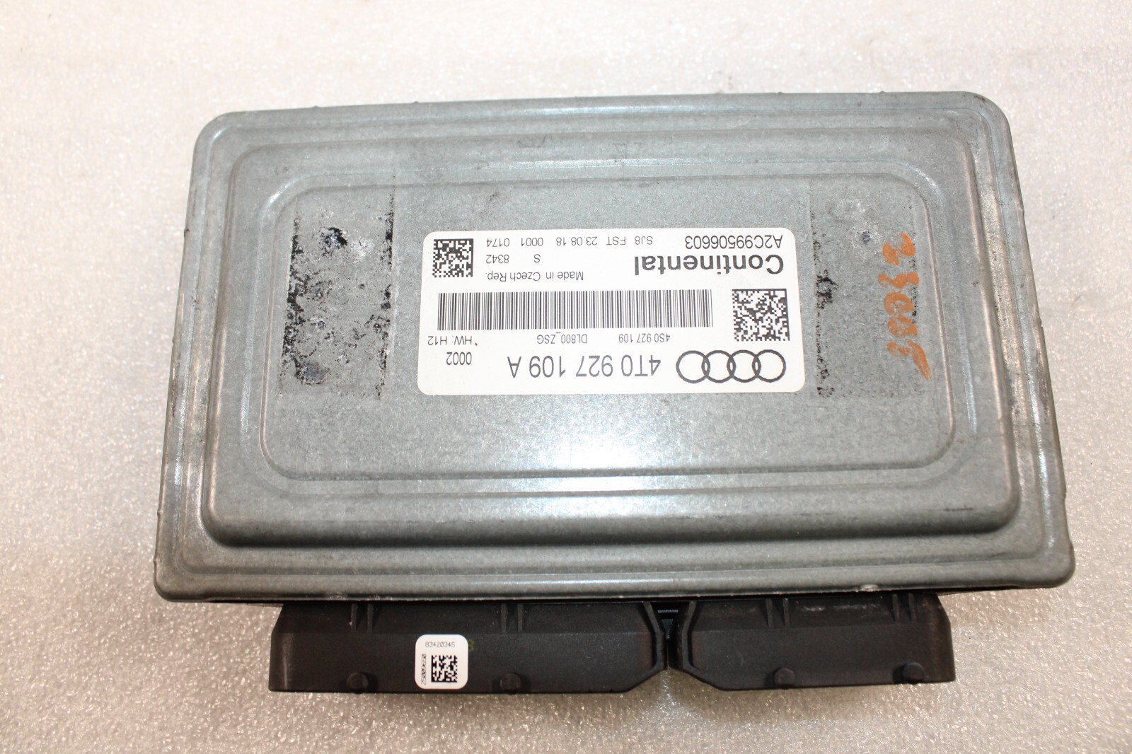 Lamborghini Huracan, LP580, ADR Control Module, Used, P/N 4T0927109A