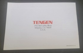 Ms Pac Man Tengen Pac-Man PacMan Nintendo NES Instruction Manual Only