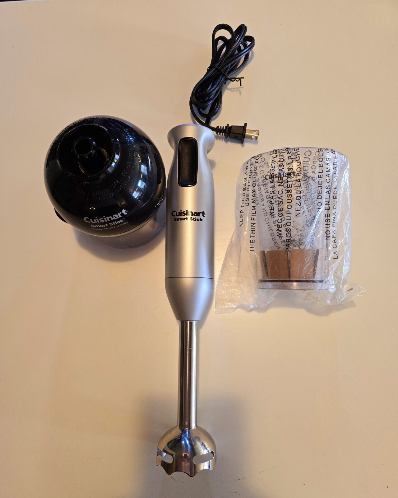 Cuisinart Smart Stick Variable Speed Hand Blender Mixer Chopper Grind CSB-79