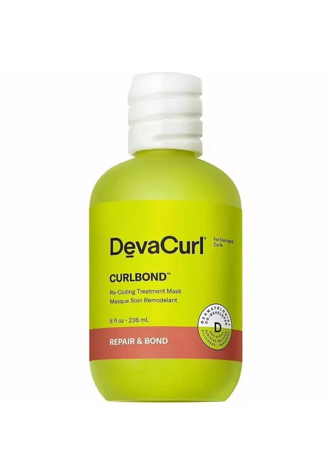NEW Deva Curl Curlbond Re-Coiling Treatment Mask 8 oz Repair Bond Damaged Curls - Image 2 of 4