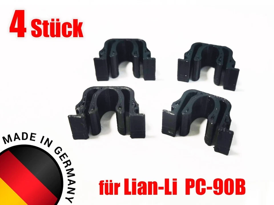 MARKENLOS 4x Halteclip Clip Frontblende Halterung Buchsen für Lian-Li LianLi PC-90B