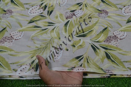 Indian 10 Meter Cotton Hand Block Print Handmade Natural Ethnic Running Fabric - Picture 3 of 6