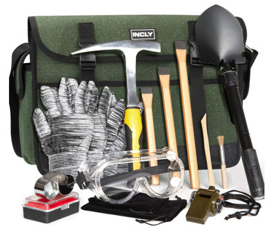 Geology Rock Pick Hammer Kit Digging Chisels Set For Rock Hounding & Gold Mining