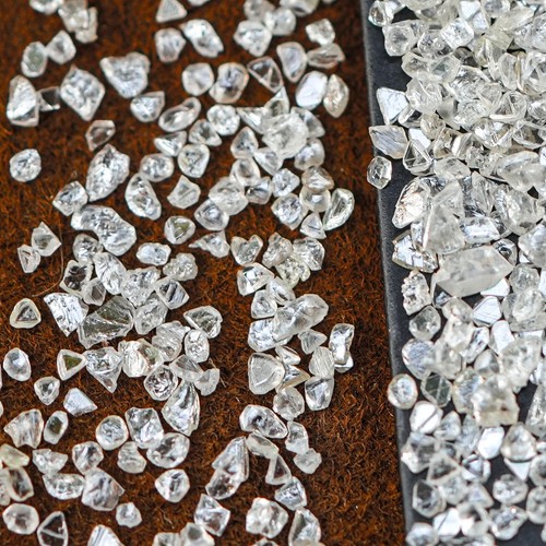 1.00 CT Raw Tiny Diamond Off White Loose Diamonds Unique Diamonds For Jewelry - Picture 7 of 8