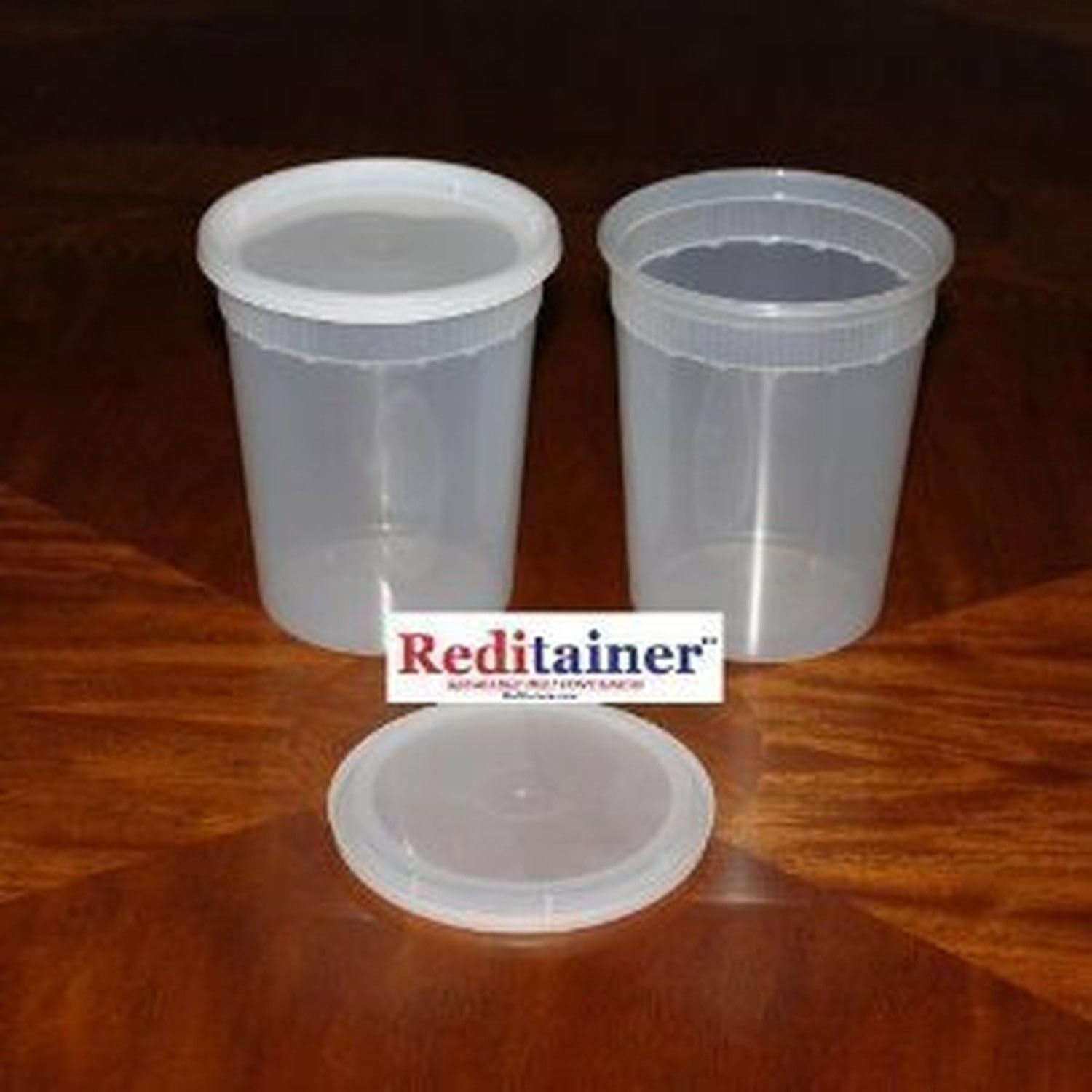 50-Pack 32oz Airtight Deli Containers with Lids for Food Storage