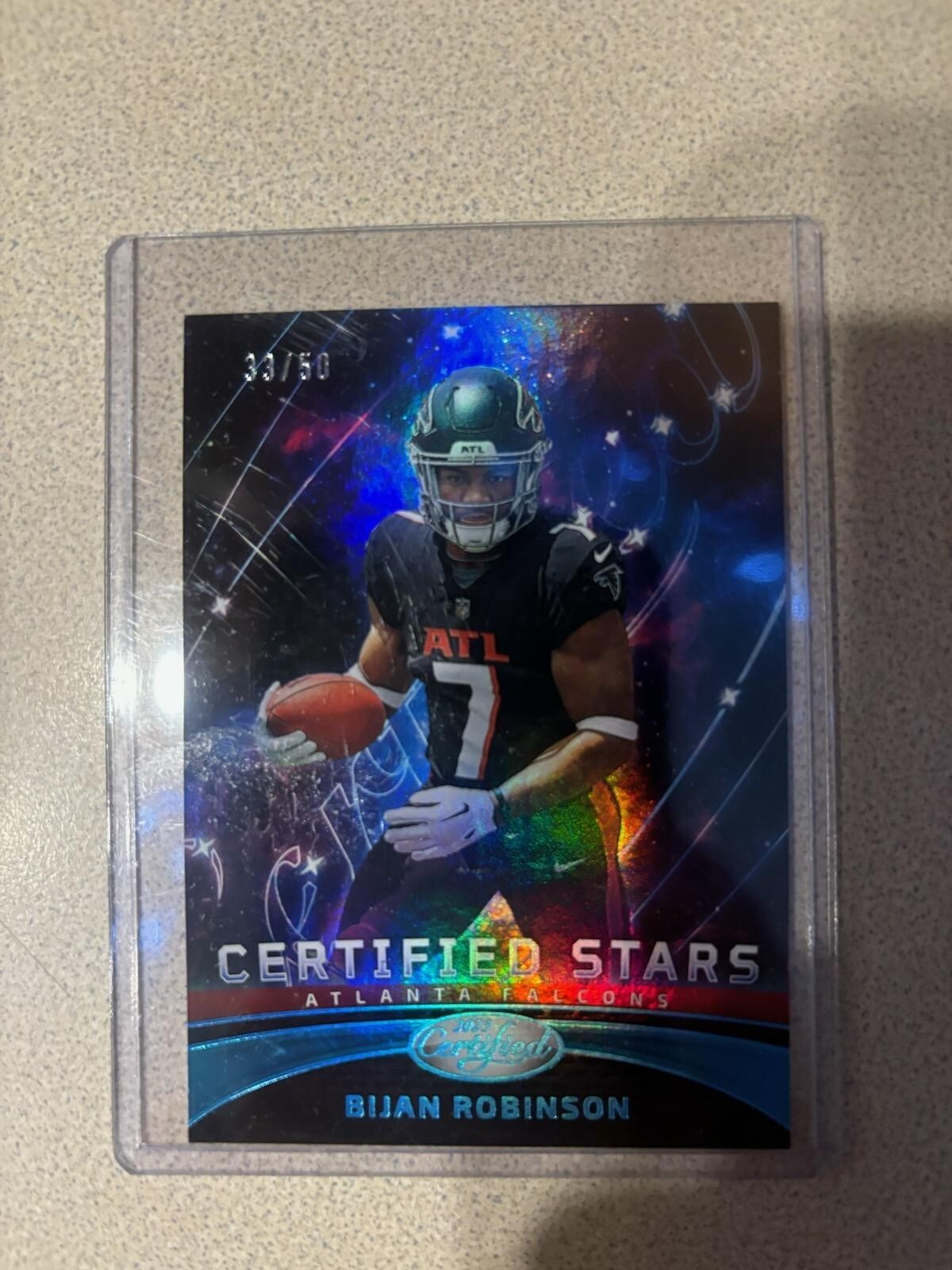2023 Panini Certified - Certified Stars Mirror Teal Bijan Robinson /50 (RC)