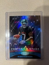 2023 Panini Certified - Certified Stars Mirror Teal  Bijan Robinson /50 (RC)