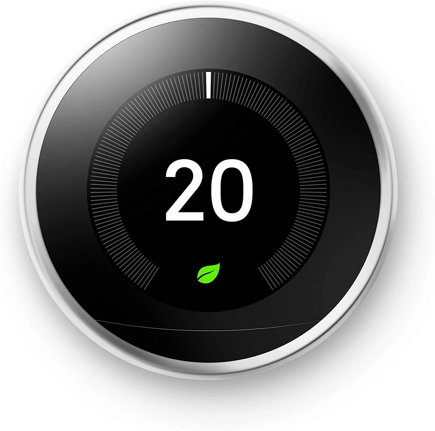 Google Nest Learning Programmable Thermostat - Stainless Steel T3007ES - NEW