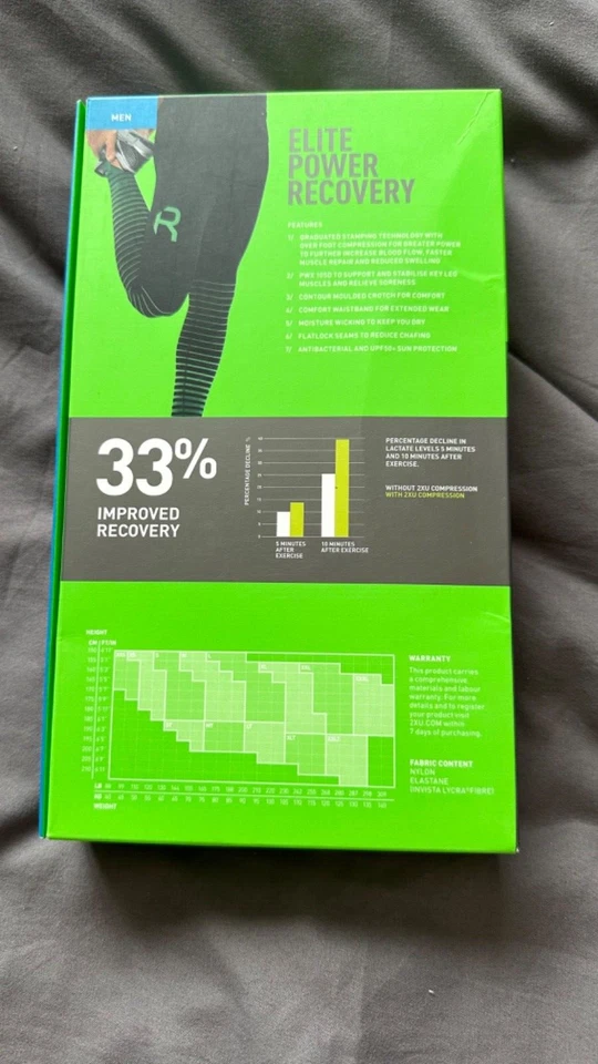 2XU Power Recovery Compression Tight MA4417b Mens Size XL - Image 2 of 4