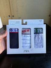 zara 3 boxers underwear size 6-7 years