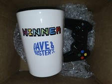 Dave and Buster's Coffee Mug Cup Ceramic “Winner Video Game Controller Brand New