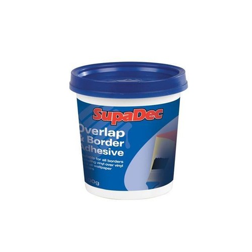 SupaDec Overlap & All Border Wallpaper Repair Vinyl Adhesive Paste Glue New 500g - Picture 2 of 5
