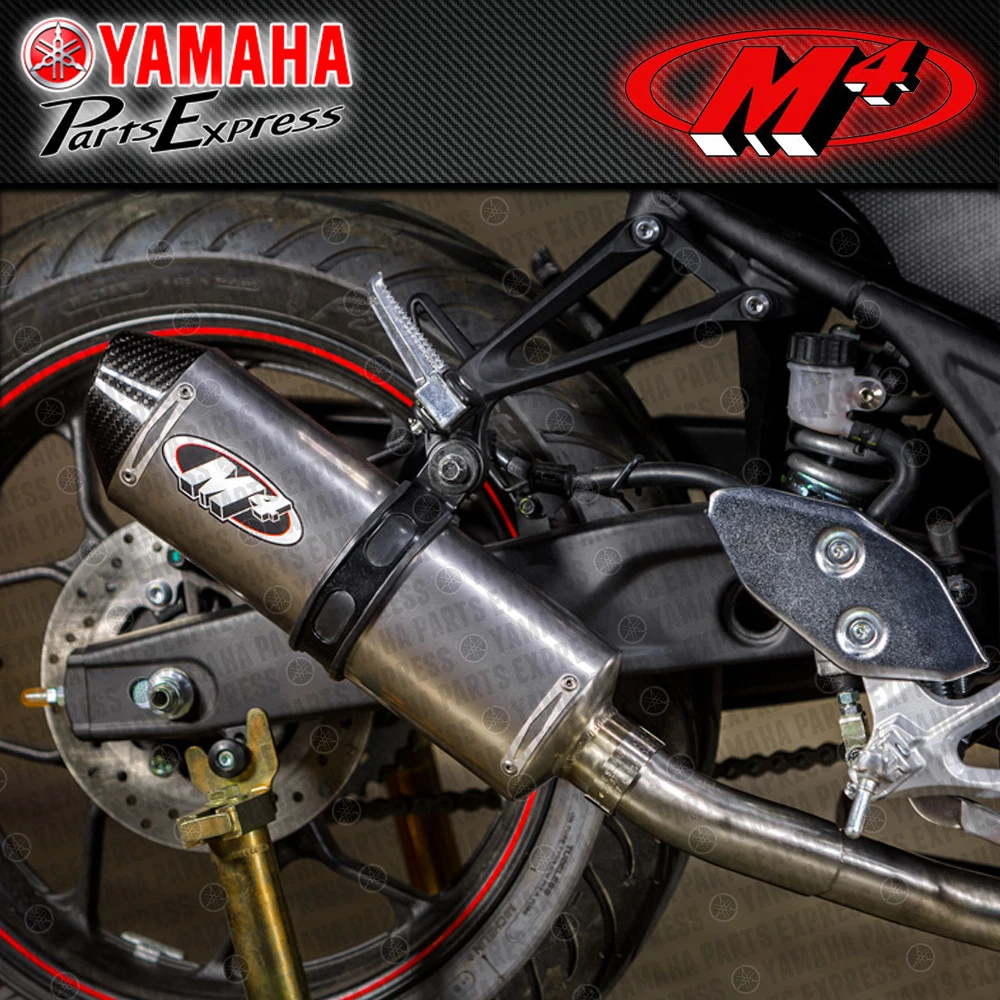 Yamaha r3 2024 m4 full exhaust