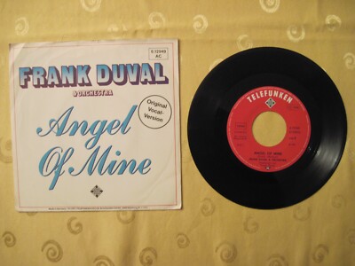 S Frank Duval& Orchestra  Angel of Mine/Magdalena, Single 7`` Schlager 1980
