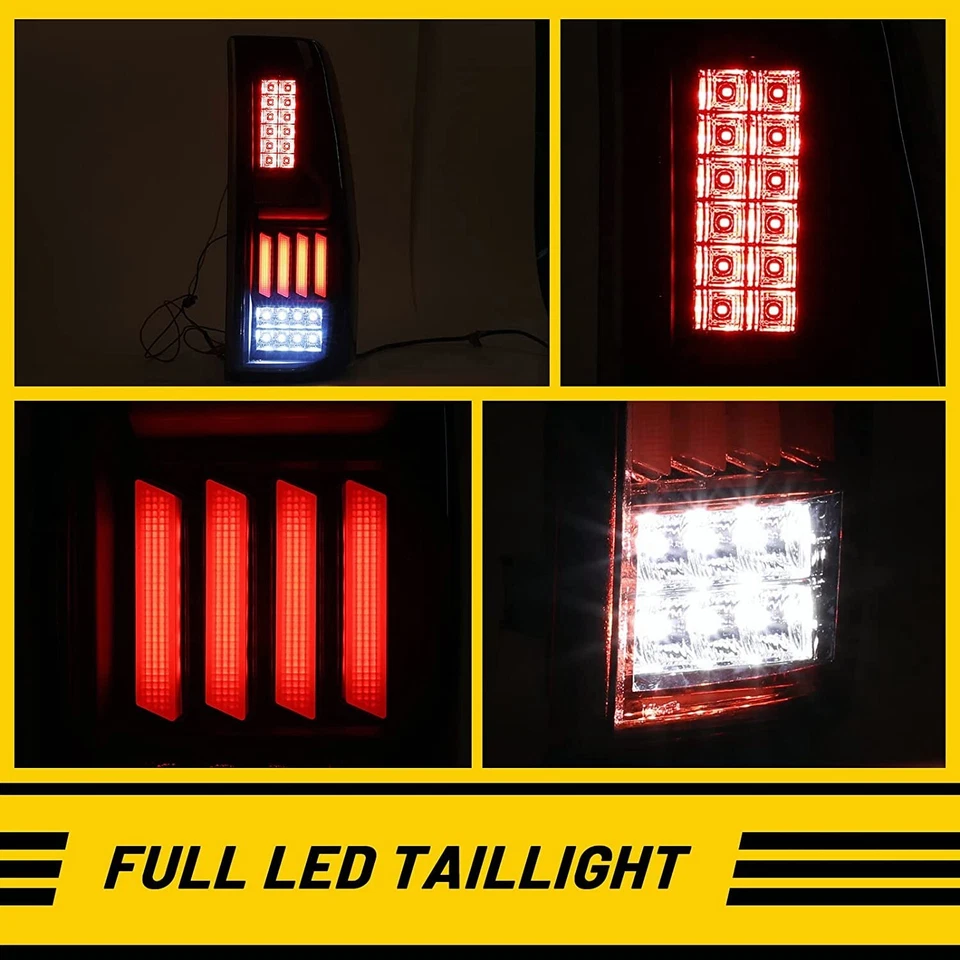 Luces traseras LED rojas para Chevy Silverado 1500 99-02 GMC Sierra 1999-2006 Foto 4 de 4
