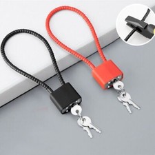 Anti-Theft 20cm Wire Lock Cable Lock Padlock with 3 Keys Cabinet File Cabinet