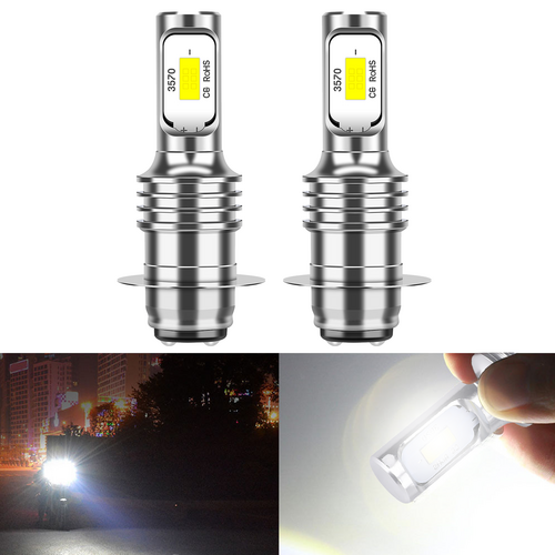 2 Super Bright LED Headlight Light Bulbs for Yamaha Bruin 350 2004-2006 12v DC - Picture 14 of 16