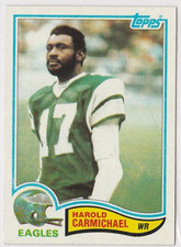 Harold Carmichael Eagles Wide Receiver 1982 Topps Card # 440   Excellent HOF