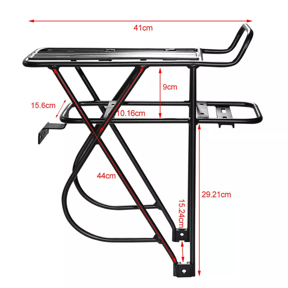 City Bike E-bike Battery Rear Rack Luggage Rack Ebike Battery 24V