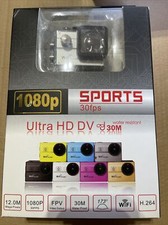 Waterproof Sports Camera Bike Motor Cycle Action Helmet DV Cam 1080P Wifi