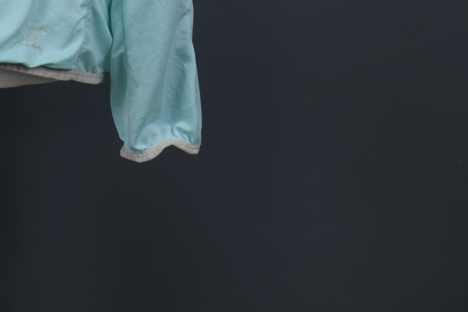 Maglione giacca pile ARC'TERYX blu manica lunga full zip con cappuccio