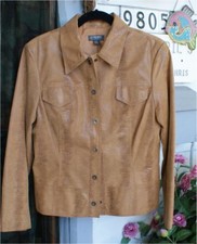 Classiques Entier 14 P Sexy Brown Leather Womens Animal Jacket Coat