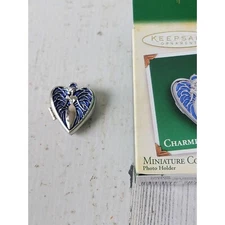 Hallmark Charming Hearts 2005 Mini ornament Xmas angel