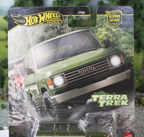 Hot Wheels Premium Terra Trek Green Toyota Land Cruiser FJ60 FNQHotwheels F3553 - Picture 2 of 6