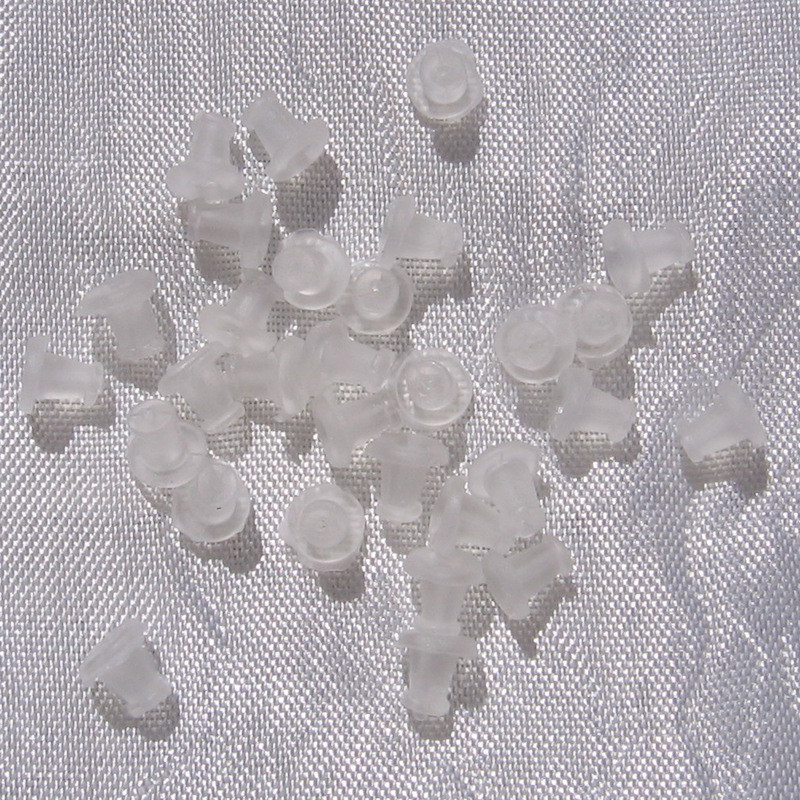 Lot De 30 Fermoirs Embouts Pour Boucles D'oreilles - Métal Argenté Clair, Neuf, Pour Création Bijoux