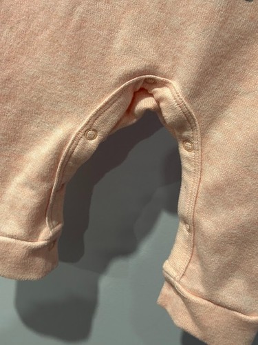 Dumbo Little Peanut Disney Baby Pink Romper Bow Ruffle One Piece Size 6 Months - Picture 4 of 6