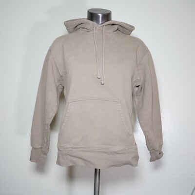 TNA Women's Sweatfleece Cozy Fleece Boyfriend Relaxed Fit Brown Hoodie Size XXS