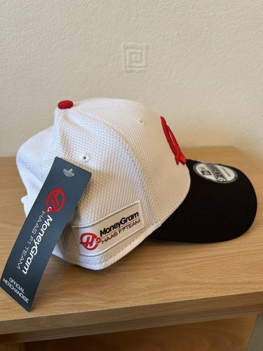 MoneyGram Haas F1 Team White New Era 9Forty Cap BNWT #20 Kevin Magnussen - Picture 2 of 5
