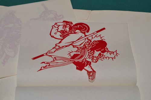 NANTUNG PAPER-CUTS CHINA - Re scimmia - Imagen 3 de 4