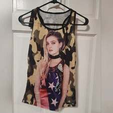 Women's Tank Top  Camouflage Fashion Wild O-Neck Sleeveless Tops