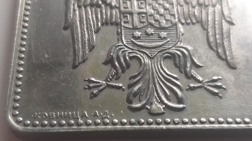 Kingdom of Yugoslavia coat of arms token coin bank Laibach Ljubljana - Picture 3 of 4