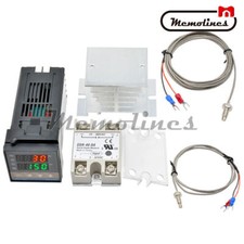 220V REX-C100 PID Temperature Controller Thermostat SSR output SSR 40DA relay