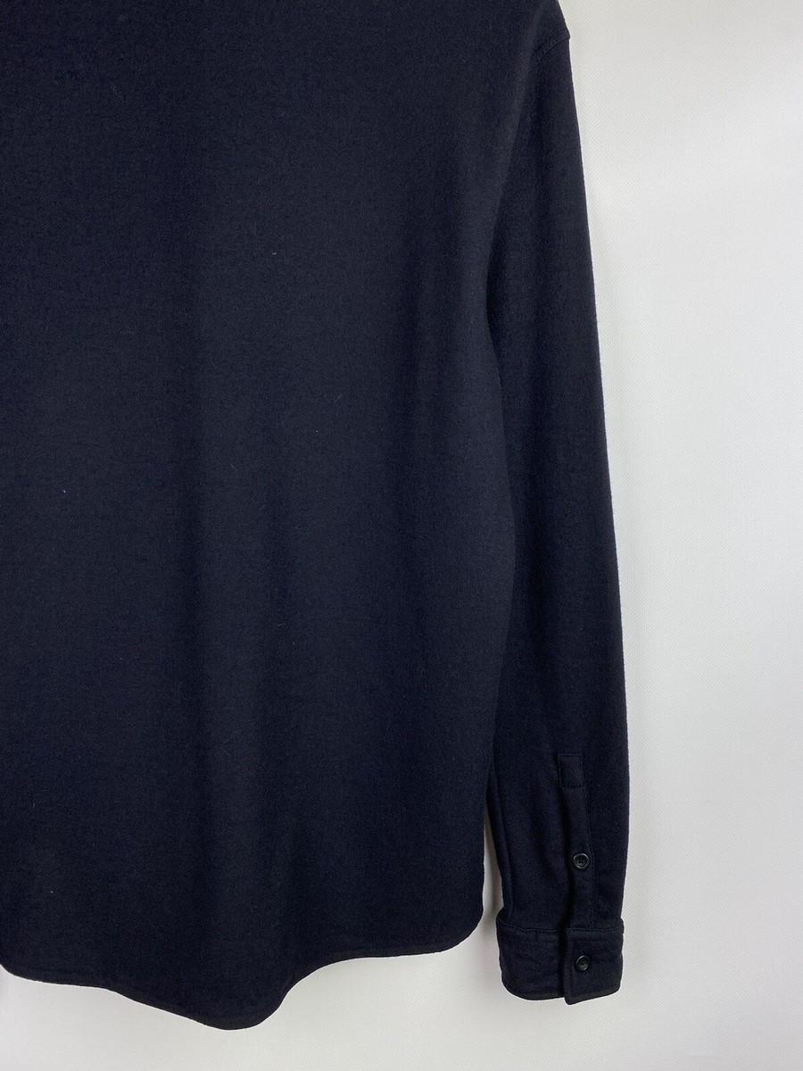 Bottega Veneta men's wool long sleeve shirt overshirt jacket