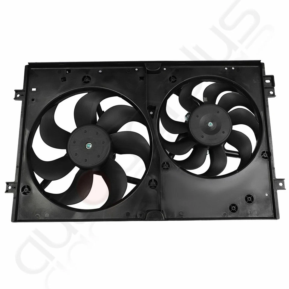 Conjunto de ventilador condensador radiador para Volkswagen Golf 1999 2000 2001 2002-2006 Foto 2 de 4