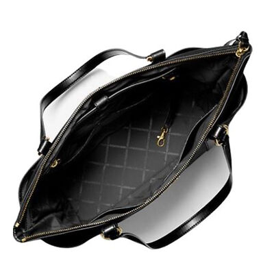 Michael Kors Nomad Large Top Zip Tote Black One Size … | eBay