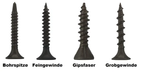 Schnellbauschrauben Trockenbauschrauben Rigipsschrauben Schrauben + 1 Bit PH 2