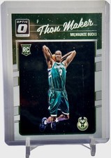 2016-17 Panini Donruss Optic Thon Maker RC #160 Milwaukee Bucks W/Top Loader