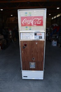 Vintage Westinghouse Coca-Cola Vending Machine WB102 6B-20 Parts or Restore Coke