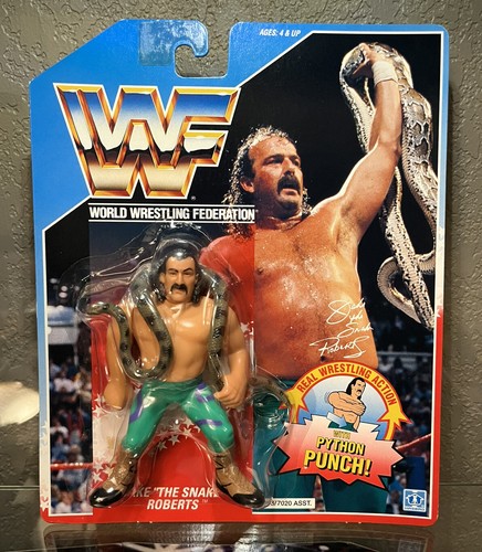 WWF wwe Vintage Hasbro Wrestler Jake The Snake Rob...