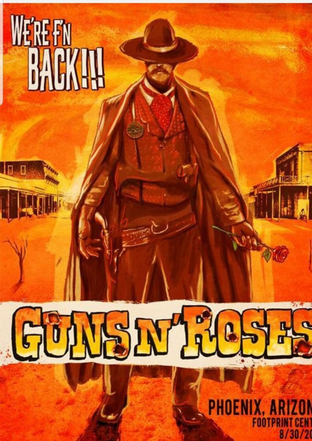 GUNS N ROSES LITHOGRAPH